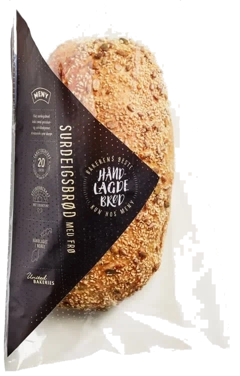 Surdeigsbrød m/Frø 740g Håndlagd