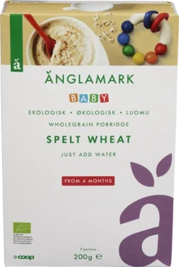Instant Porridge Whole Grain Spelt Wheat +4m