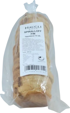 Spiralloff Fin Oppskjært 400g Haugli Bakeri