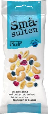 Småsulten Nøtter & Bær 60g