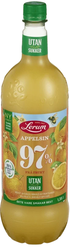 Appelsinsaft Utan Tilsett Sukker 1.35l