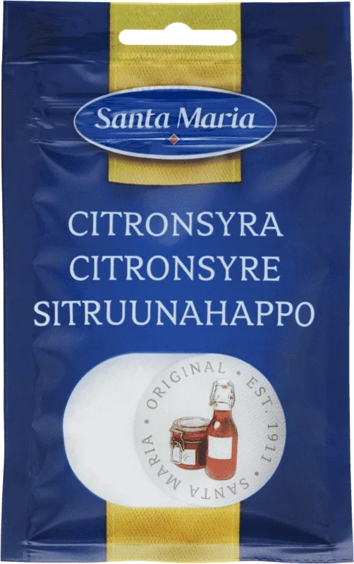 Santa Maria Sitronsyre 32g