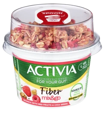 Activia Yoghurt m/Granola Røde Bær& Chiafrø 165g