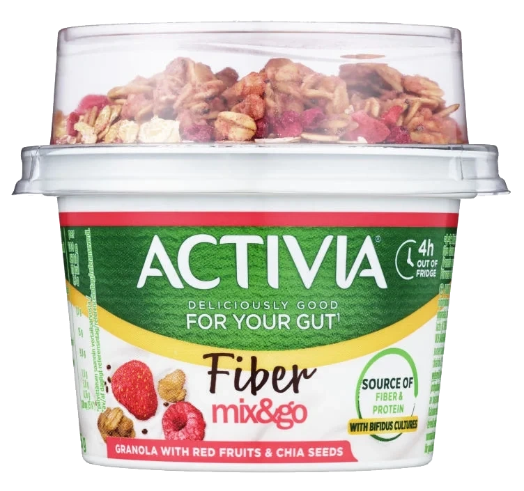 Activia Yoghurt m/Granola Røde Bær& Chiafrø 165g
