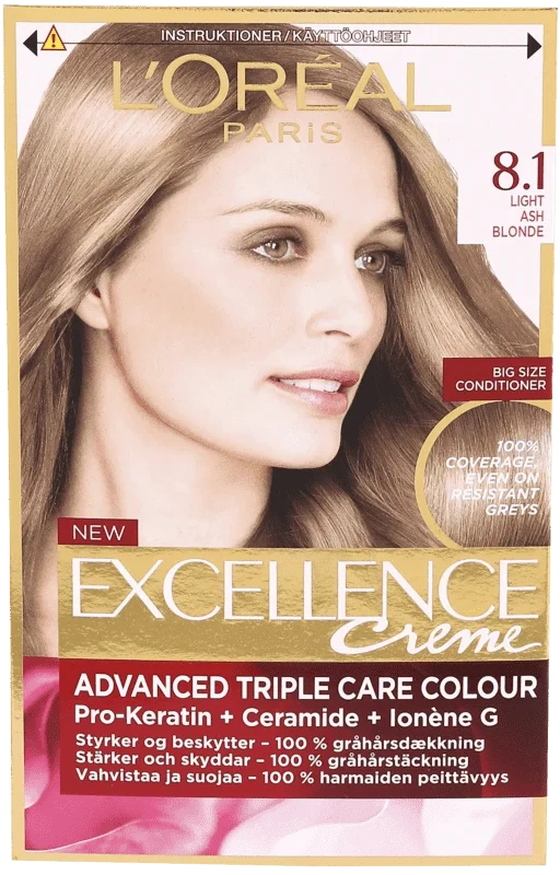 Hårfärg 8.1 Light Ash Blonde