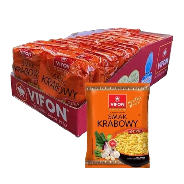 Nudler med Krabbesmak (Kartong 24 stk)