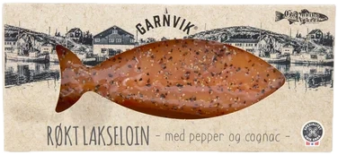 Røkt Lakseloin Pepper & Cognac Ca 340g Garnviks