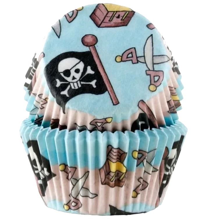 Muffinsformer Pirat 50stk Cacas