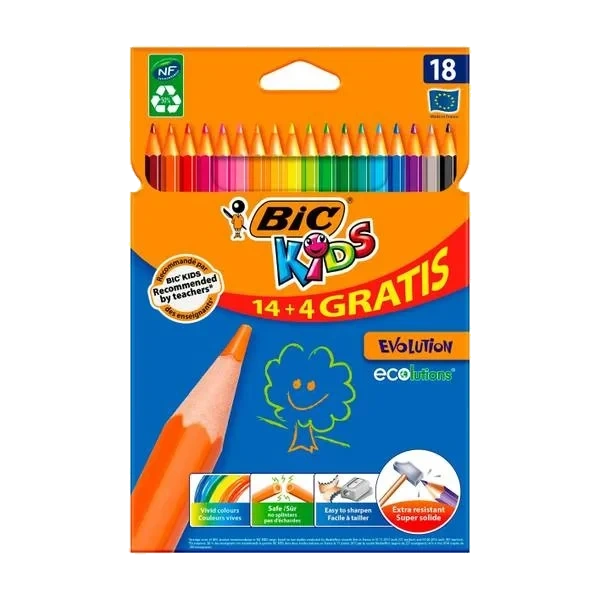 Kids Evolution Fargeblyanter - 18pk
