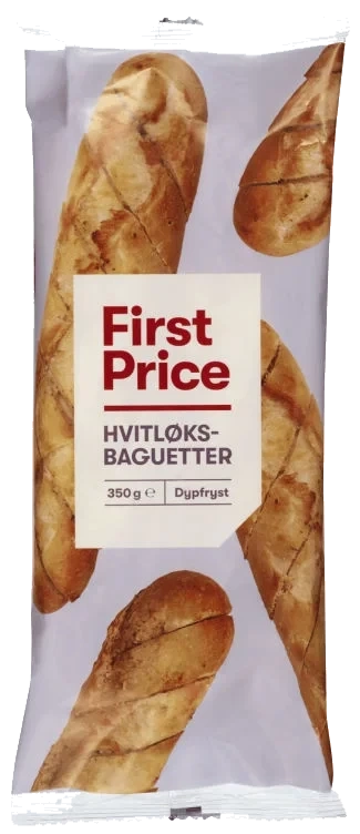 Hvitløksbaguetter 2pk First Price