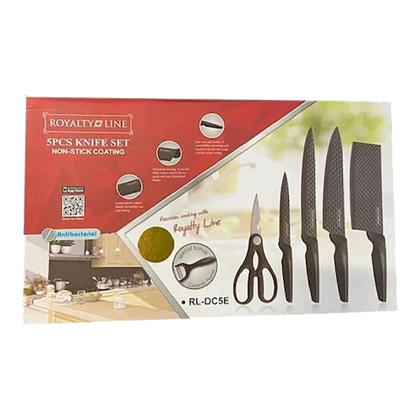 Knivsett 5 pk + Grønnsaksskreller