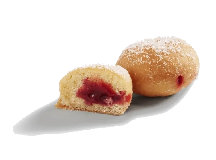 Mini Berliner m/Bringebær 21g
