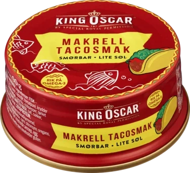 King Oscar Smørbar Makrell Tacosmak 90g