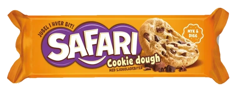 Safari Kjeks Cookie Dough 175g