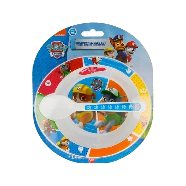 Paw Patrol Spisesett til baby - 2 Deler