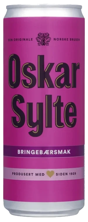 Oskar Sylte Bringebærsmak 0,33l bx