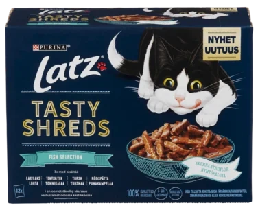 Latz Tasty Shreds Fish Selection 960g