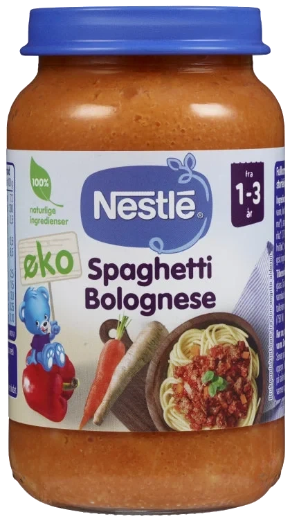 Spaghetti Bolognese 1-3år 220g