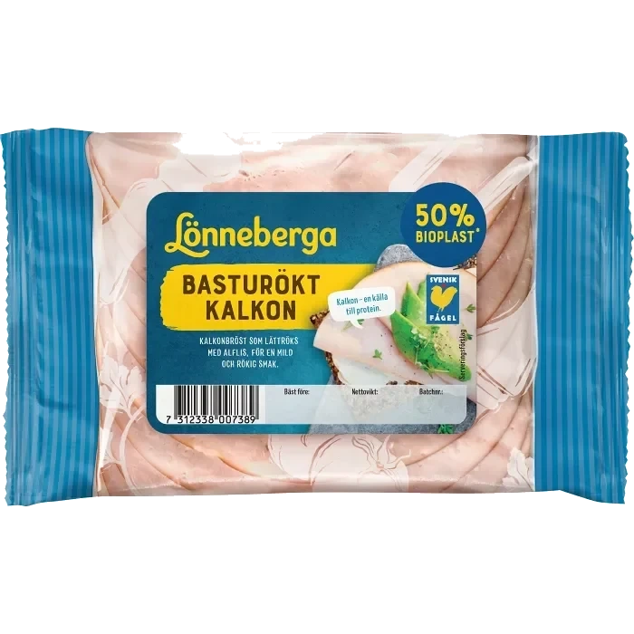 Kalkon Basturökt 90g Lönneberga
