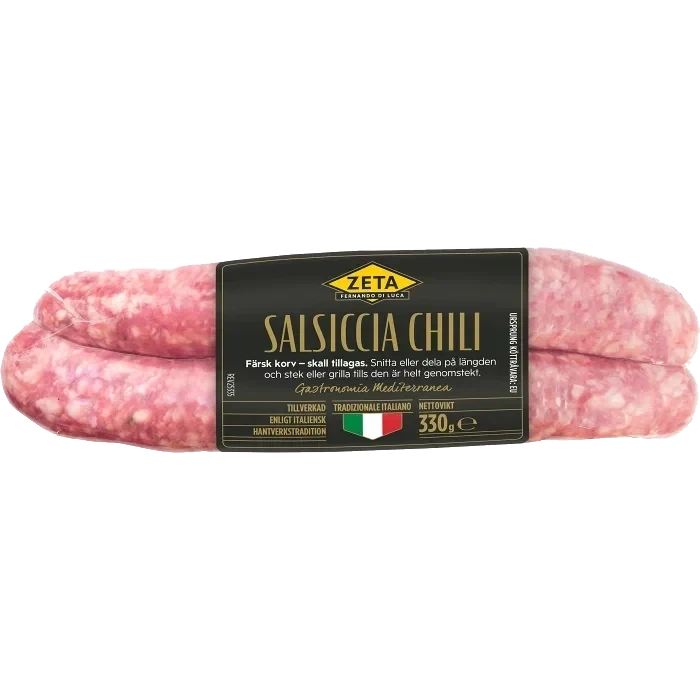 Färskkorv Salsiccia Chili 330g Zeta