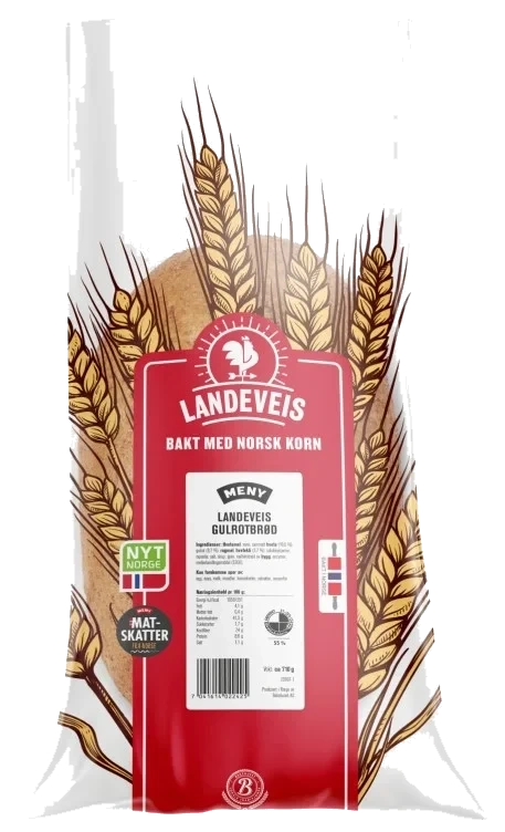 Gulrotbrød 750g Landeveis