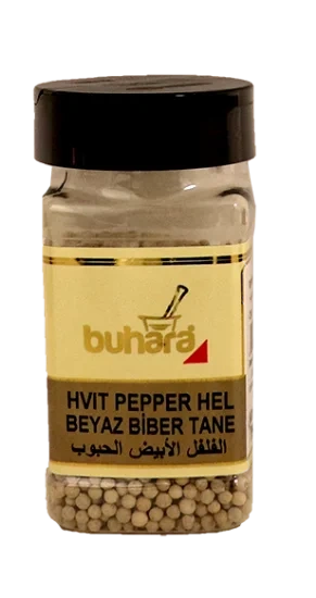 Hvit Pepper Hel 150g Boks