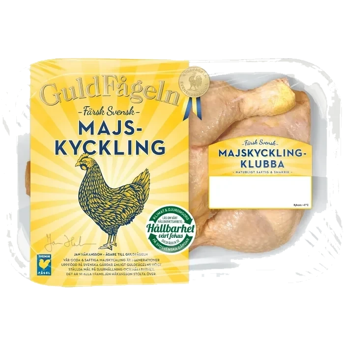 Majskycklingklubba Färsk ca 900g Guldfågeln