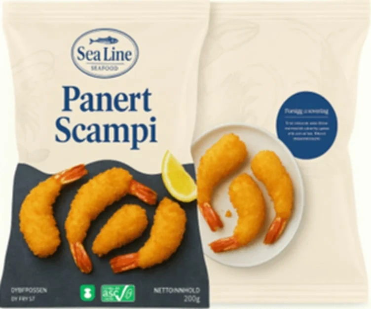 Scampi Crispy 200g Sea Line