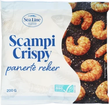 Sea Line Asc Scampi Crispy 200g