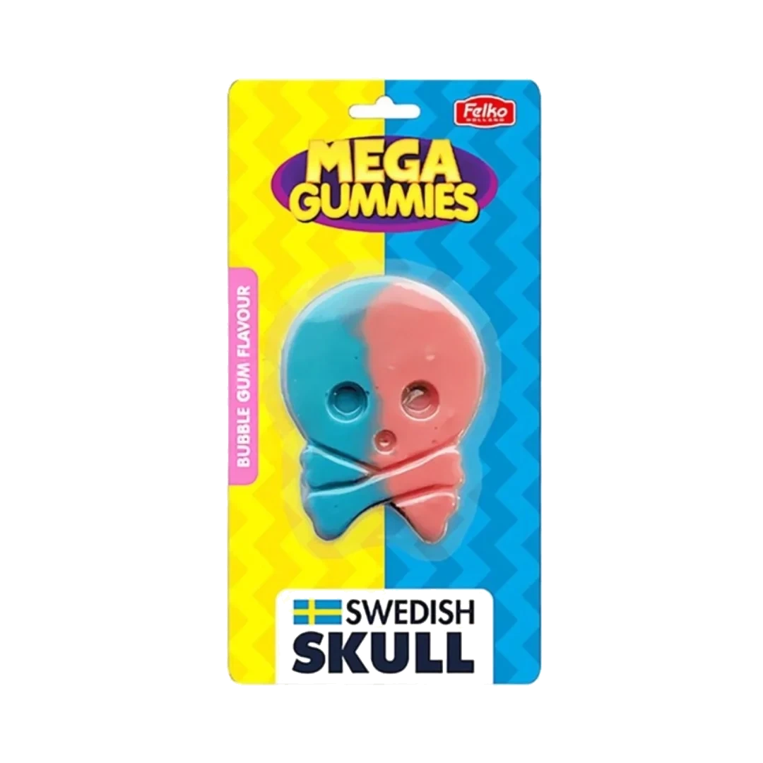 Mega Gummies Swedish Skull 120 g