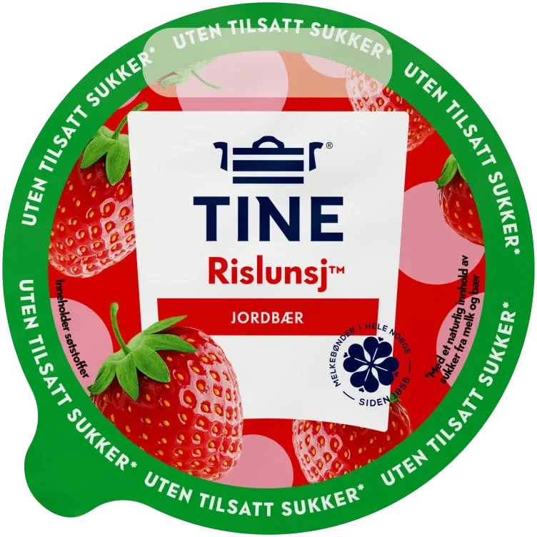 Tine Rislunsj Jordbær Uten Sukker 150 G
