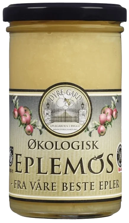 Eplemos Økologisk 320g Dyre Gård