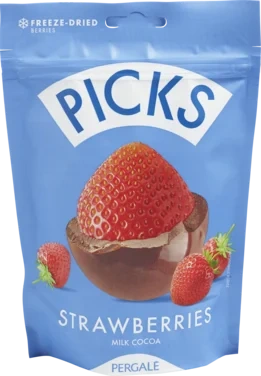 Jordbær m/Sjokolade 90g Picks