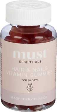 Must Essentials Vitamin Vingummi Hair & Nails 60 Stk. 180g