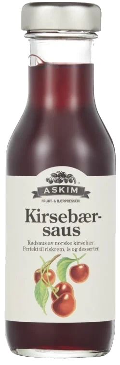 Kirsebærsaus 250ml Askim Frukt – og Bærpresseri