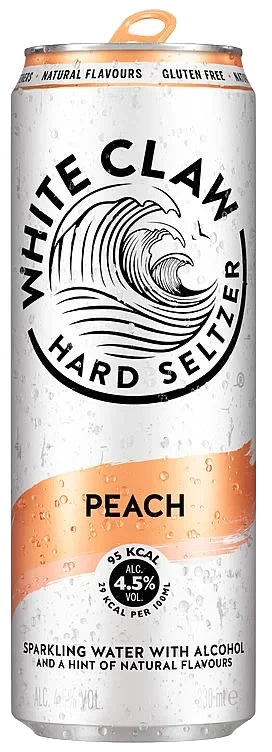 Hard Seltzer Peach 0,33l boks White Claw