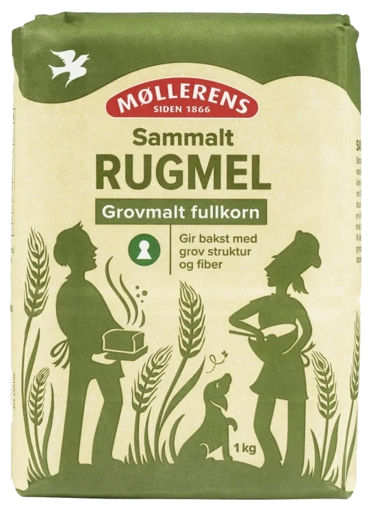 Rug Sammalt Grov 1kg Møllerens