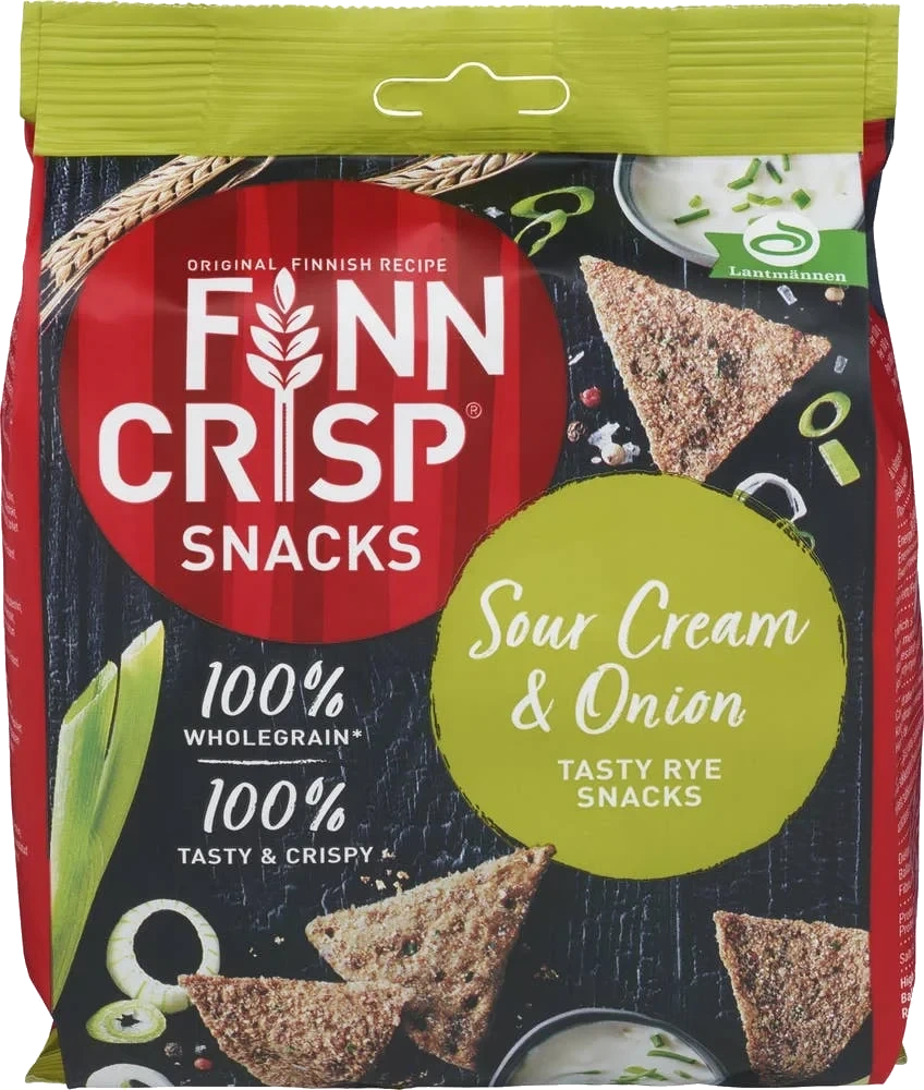 Brødsnacks sour cream & onion