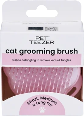 Pet Teezer Cat Grooming Brush Pink