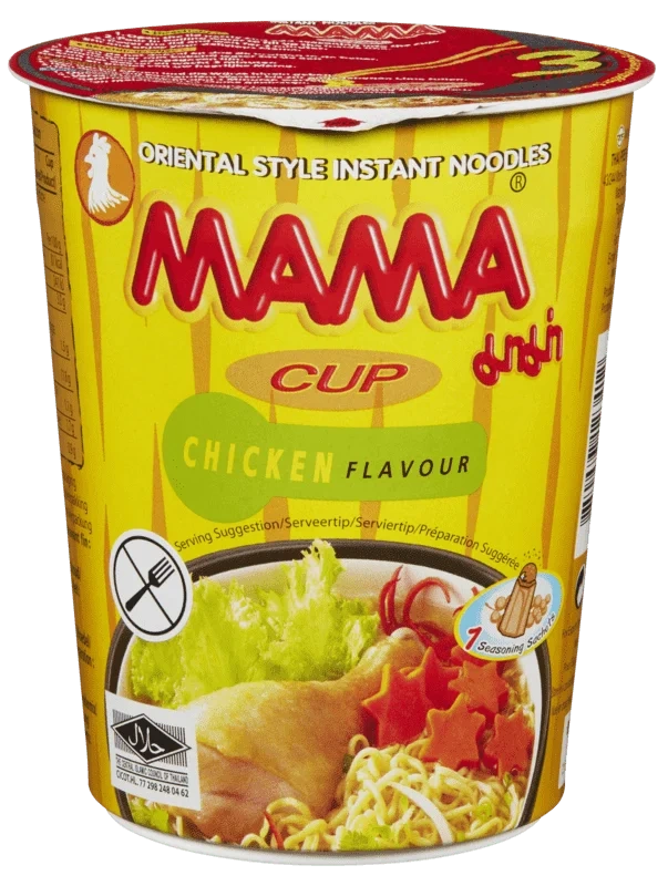 Mama Inst Noodles Cup Chicken Flavour 70g