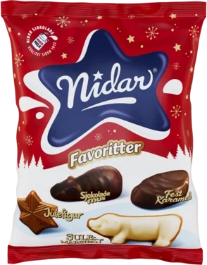 Nidar Favoritter Jul 225g	 	
