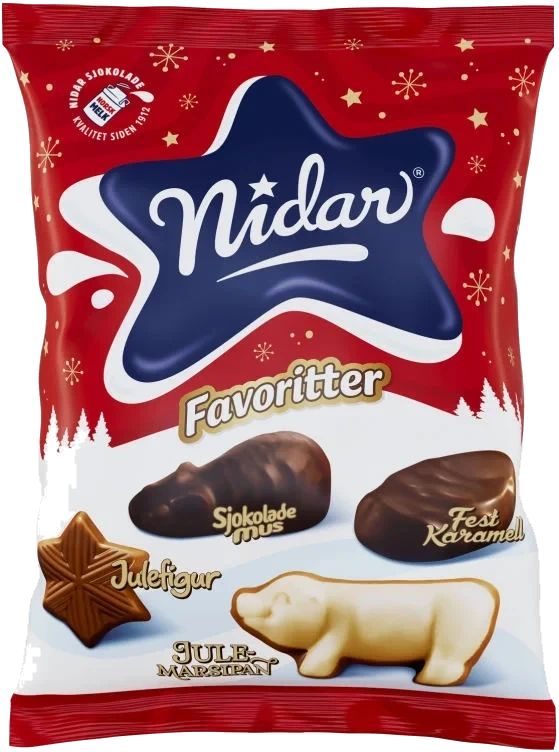 Favoritter Jul 225g Nidar