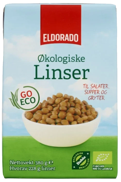 Linser Økologiske 380g Go Eco Eldorado