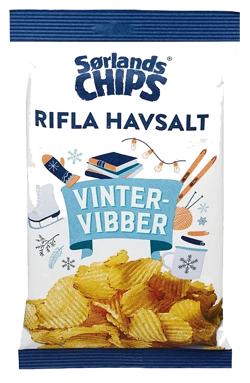 Sørlandschips Vintervibber Havsalt 100g