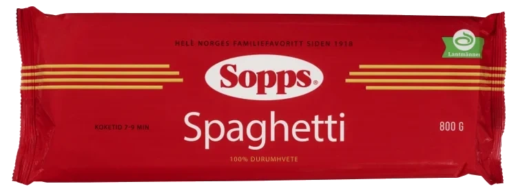 Spaghetti 800g Sopps