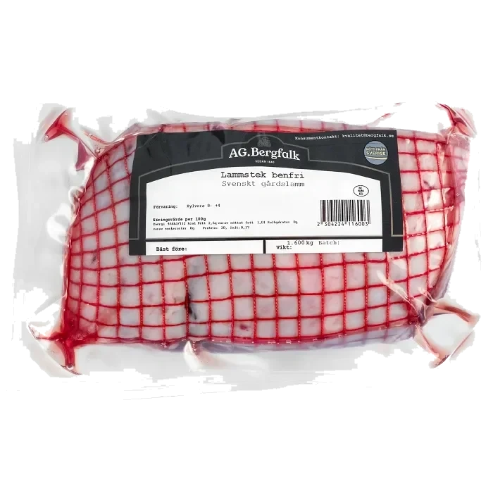 Lammstek Benfri 1000g AG Bergfalk