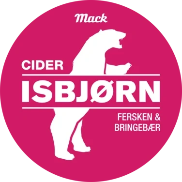 Isbjørn Cider Fersken/bringebær 30l Keykeg Pant