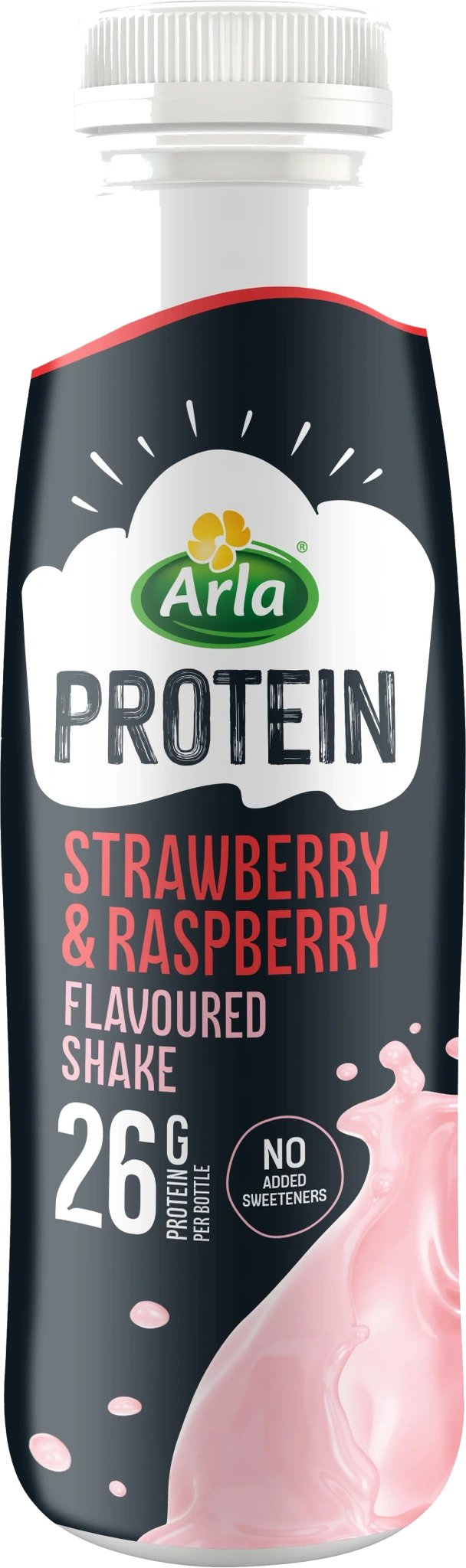 Proteinshake jordgubb / hallonsmak 500 g