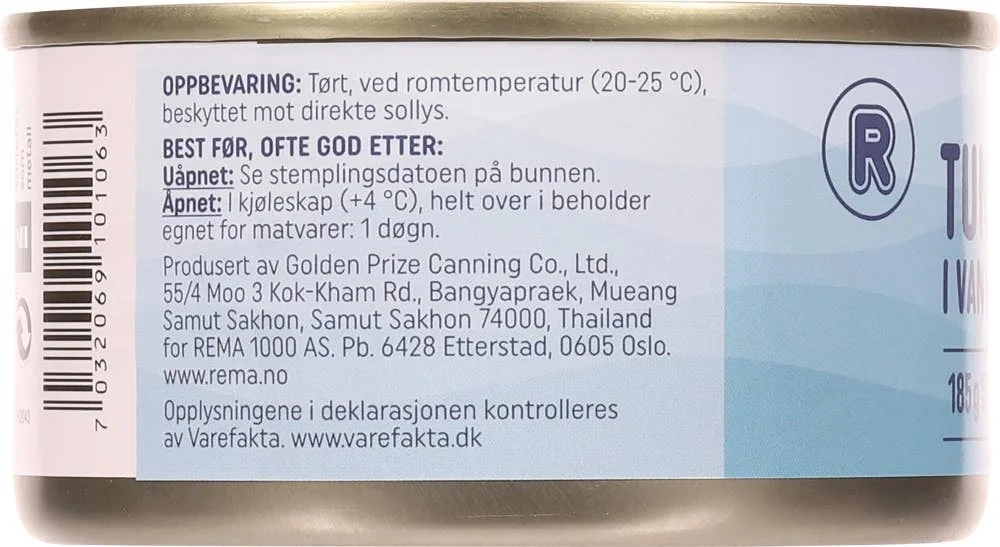 Tunfisk i vann