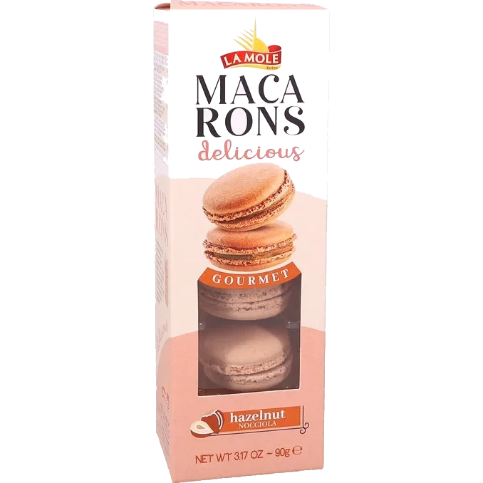 Macarons Hasselnöt